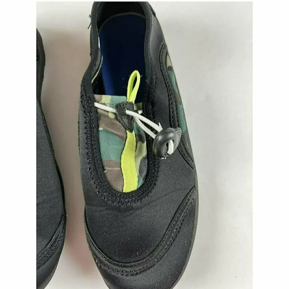 Speedo Surfwalker Black Camo Water Shoes Kids Medium Shoe size 2-3